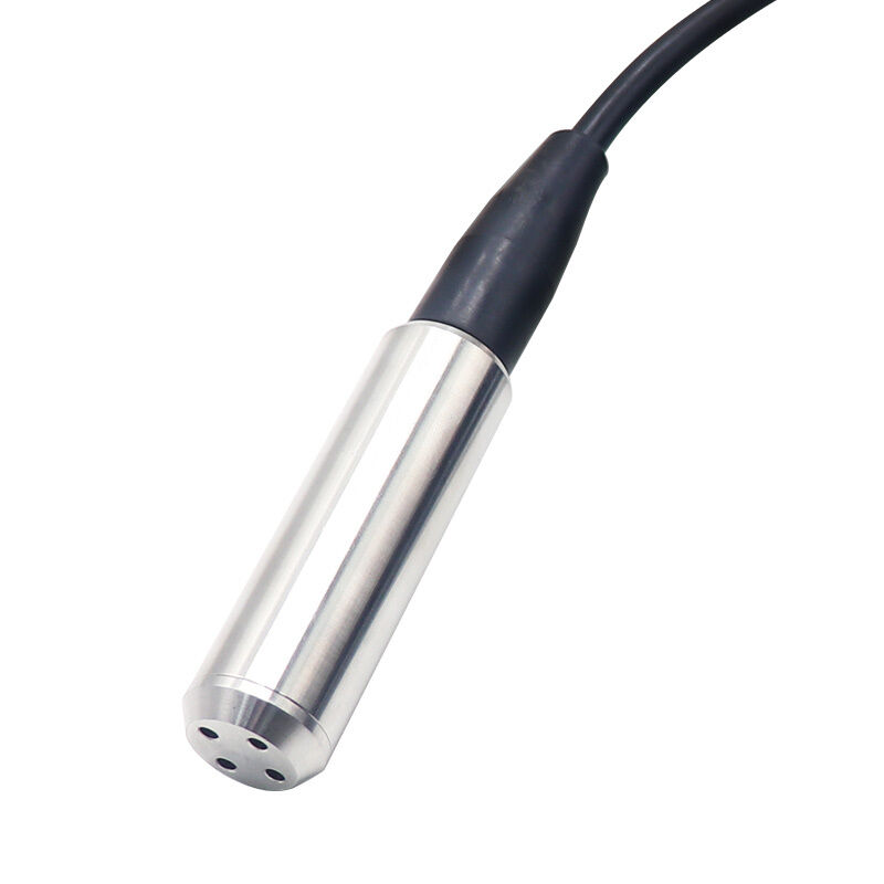 WNK Submersible 4-20mA RS485 Sensor de nível de água de tipo inserido Transmissor de nível de líquido para tanque de água piscina rio