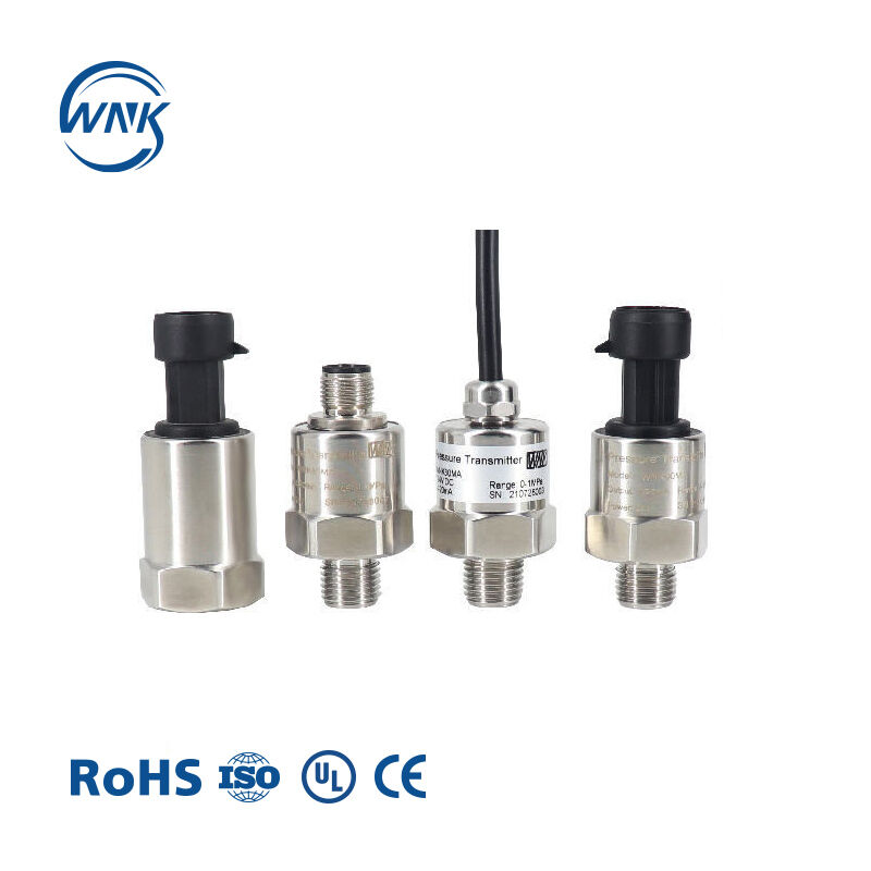 Sensor Eletrônico de Pressão de Água WNK81ma 0.5-4.5V 4-20mA Saída -1-700Bar Faixa para Óleo Ar Gás CE ROHS
