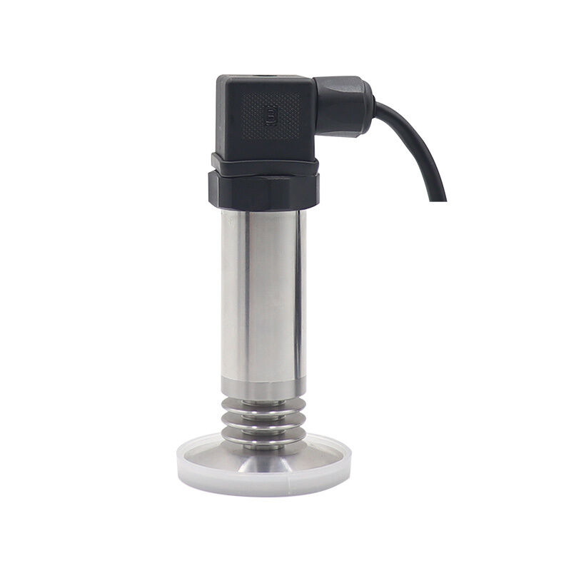 Sensor de pressão 316L CE Transmissor de pressão sanitário Sensor de pressão de diafragma para tanques de leite e processamento de sumos