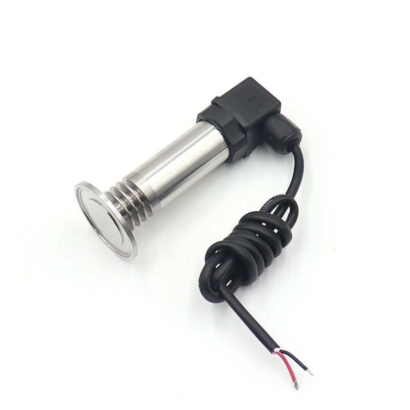 Sensor de pressão 316L CE Transmissor de pressão sanitário Sensor de pressão de diafragma para tanques de leite e processamento de sumos