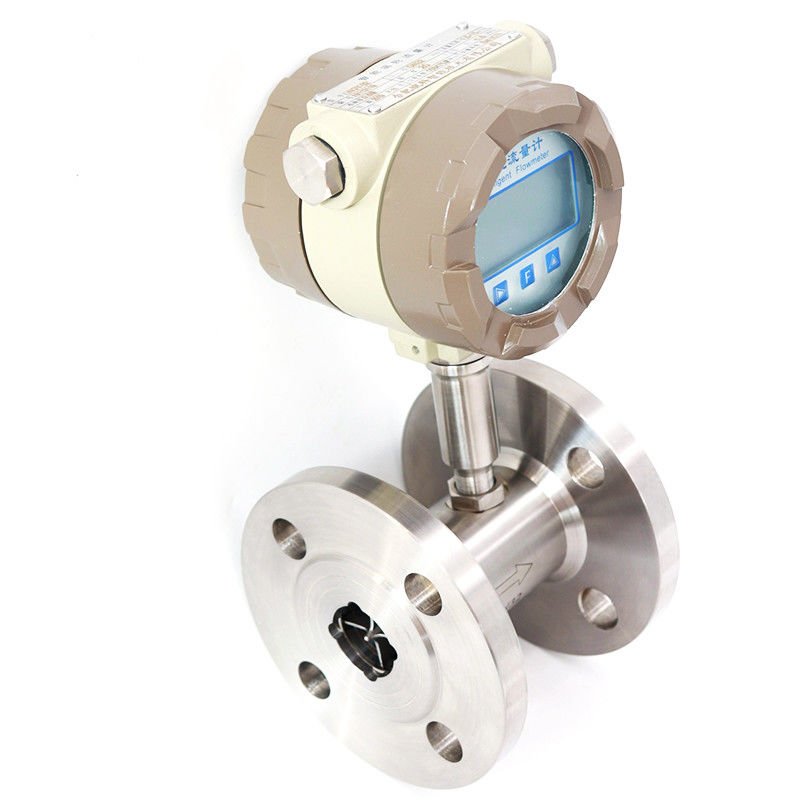 Tipo precisão alta da turbina do medidor do volume de água de WNK IP65 Digitas de 4-20mA