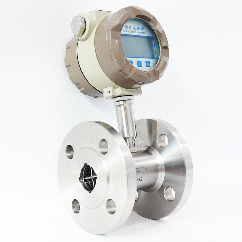 Tipo precisão alta da turbina do medidor do volume de água de WNK IP65 Digitas de 4-20mA