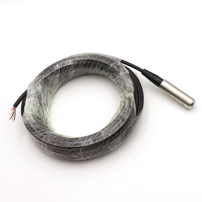Sensor de nível de água líquida 4-20mA 0-10V Saída RS485 Transmissor de nível de profundidade de água submersível para poço de 500m