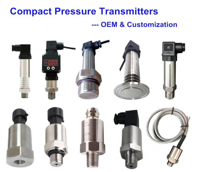 4-20mA transmissor de pressão do diafragma da precisão alta SS316L