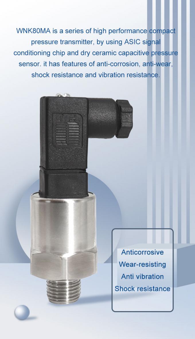 Sensor da pressão de gás natural do compressor de ar de I2C 0-10V com amplitude da pressão 0-6Mpa