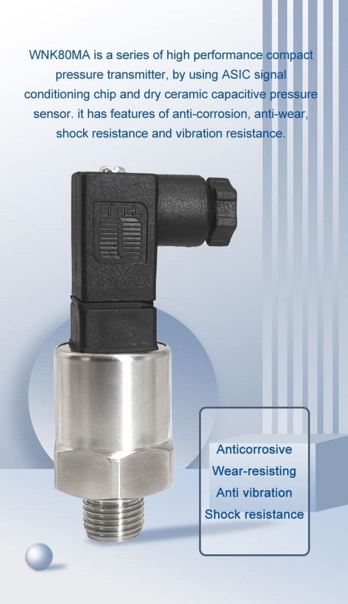 Preço compacto do transmissor de pressão 4~20mA do ar para o vapor do gás líquido