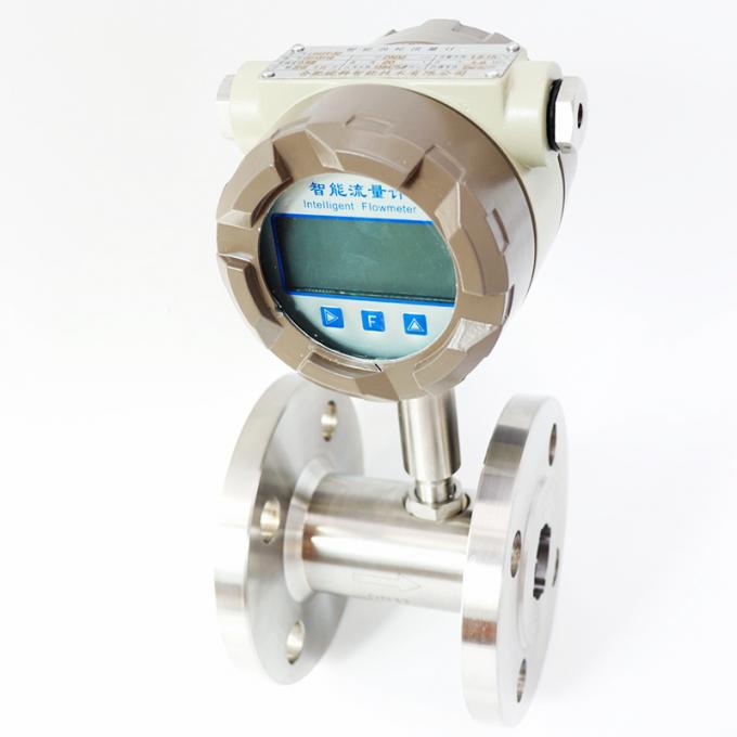 Tipo medidor da turbina da água do líquido da precisão alta de IP65/68 WNK 4-20mA de fluxo